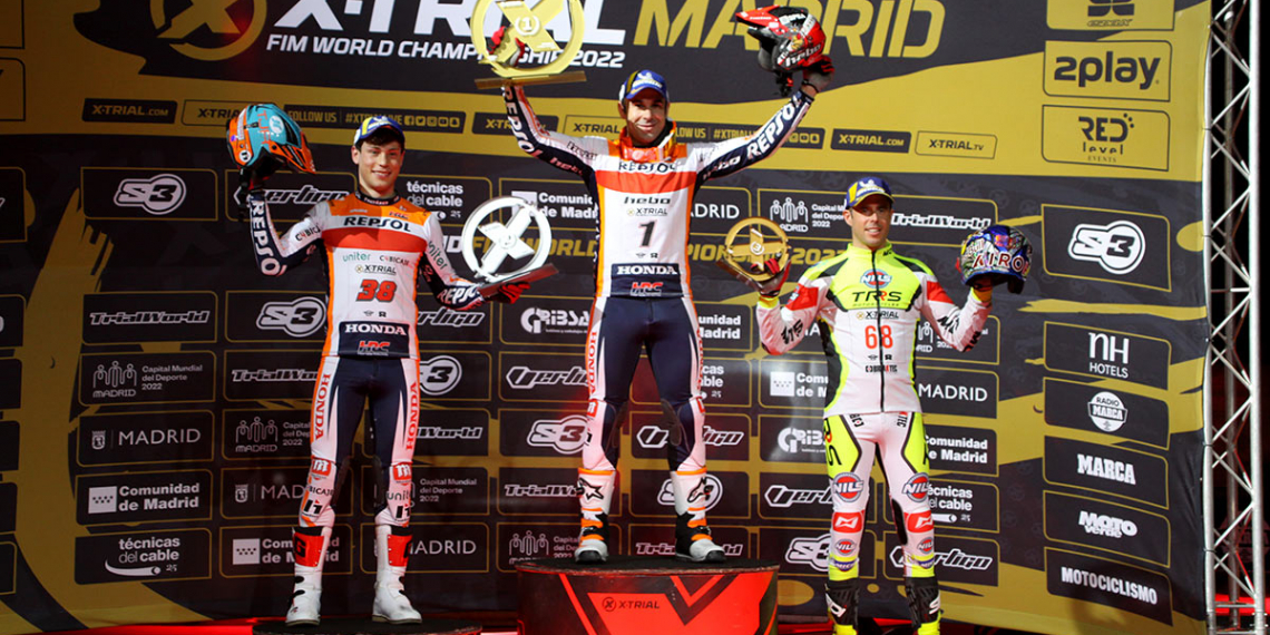 Adam Raga acaba tercer a la prova del Mundial d’X-Trial de Madrid