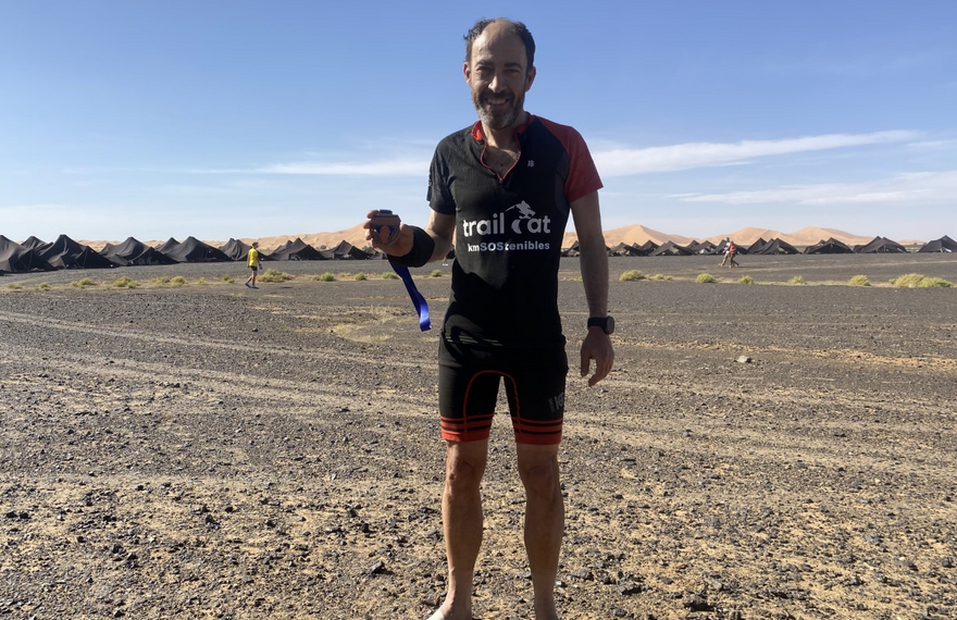 El benicarlando Jesús Gellida aconsegueix recaptar 1.500 euros pel repte solidari de kmSOStenibles