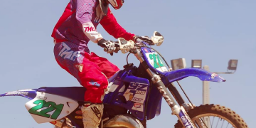 Àlex Muñoz, del Moto Club Amposta, cinquè a la tercera cita de la Copa d’Espanya de motocròs clàssic