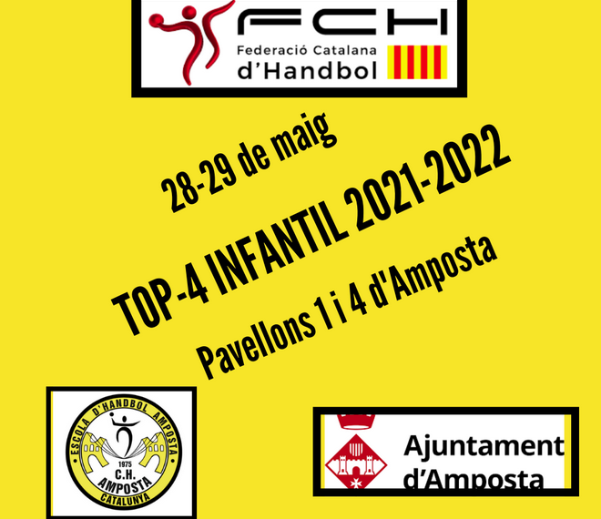 La Federació Catalana d’Handbol adjudica a l’Amposta el TOP-4 infantil masculí i femení