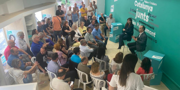 Borràs i Turull fan parada a Tortosa per presentar la candidatura conjunta per liderar Junts per Catalunya