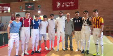 Gerard Gonell, de la Sala Esgrima Amposta, acaba segon al Torneig de Ranking de Pamplona