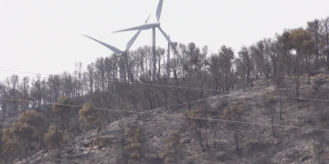 Els Bombers donen per controlat l’incendi de Corbera d’Ebre