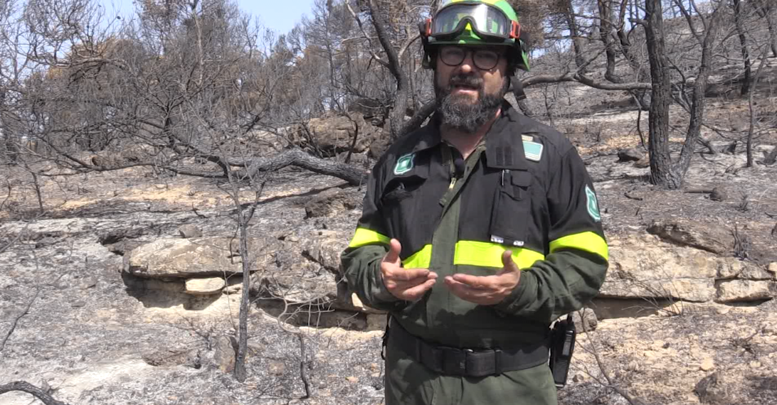 Així actuen els Agents Rurals per determinar les causes d’un incendi