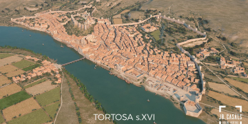 Un fil de Twitter explica la recreació de la Tortosa del segle XVI