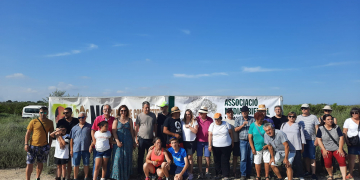 Esmorzar reivindicatiu en contra de la planta de compostatge de Santa Bàrbara