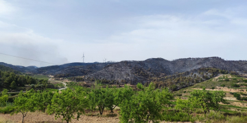 Els Bombers confien en donar per estabilitzat el foc de Corbera d’Ebre durant la pròxima matinada
