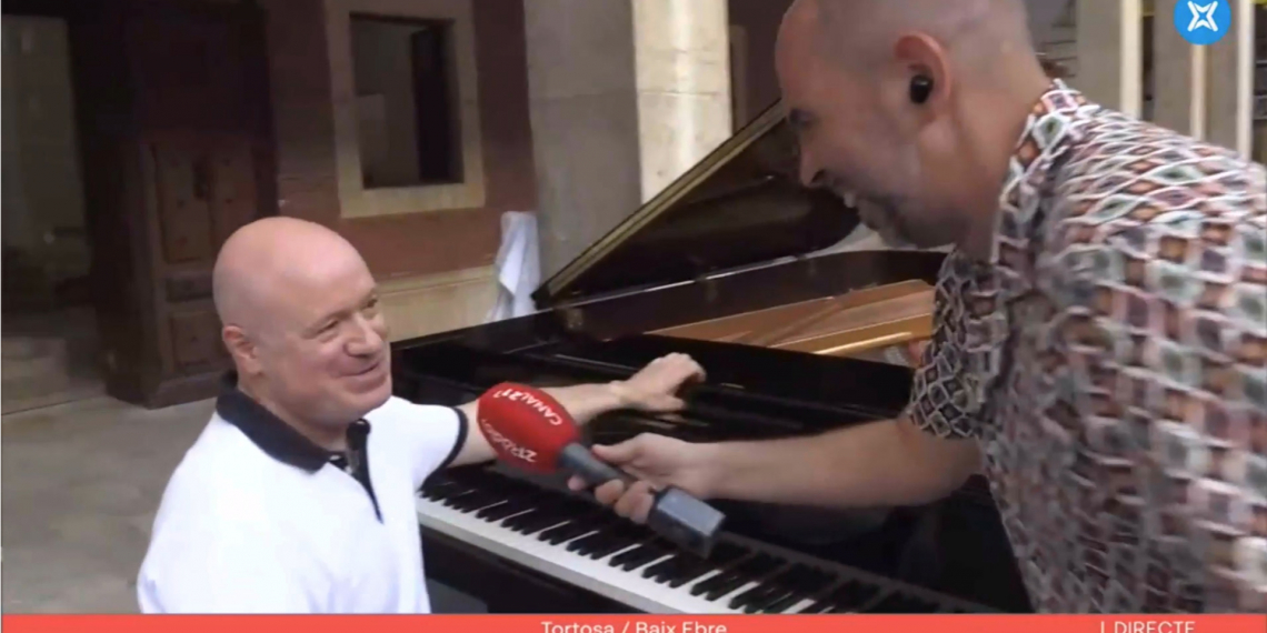 Inauguració del festival Toca’m amb Albert Guinovart