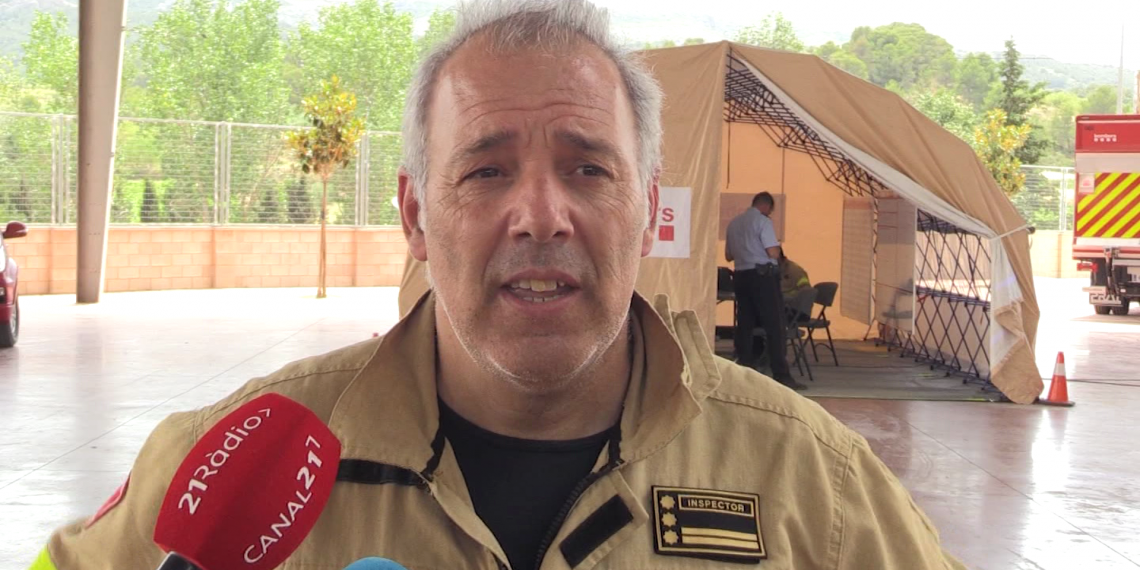 El 90% del perímetre del foc de Corbera d’Ebre està estabilitzat