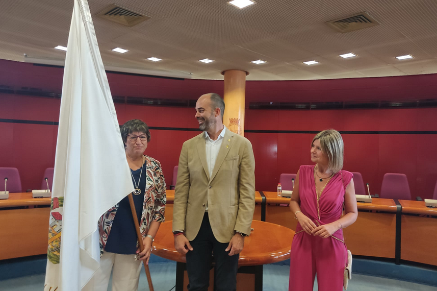Llauradó participa a l’ofrena floral de les festes majors de Roquetes