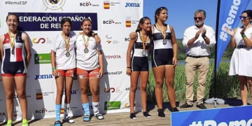 Medalles ebrenques a l’Estatal de rem d’alevins, infantils i veterans