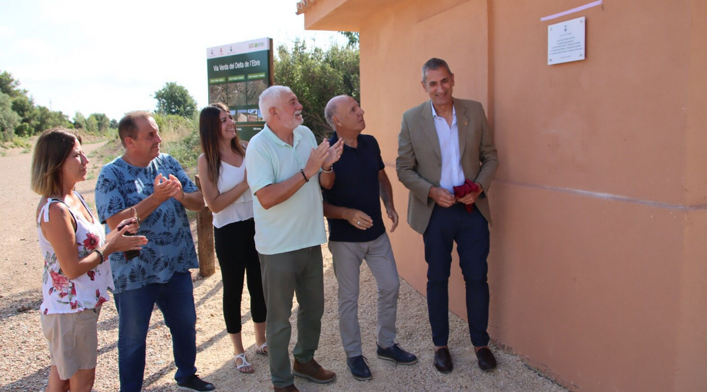La nova Via Verda del delta de l’Ebre ja té en marxa el primer tram de l’Aldea