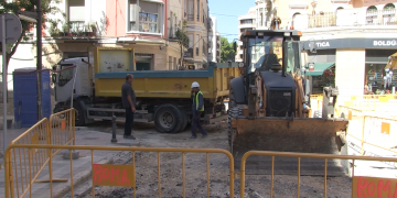 Canvis a la circulació pel carrer Berenguer IV per les obres del carrer Cervantes