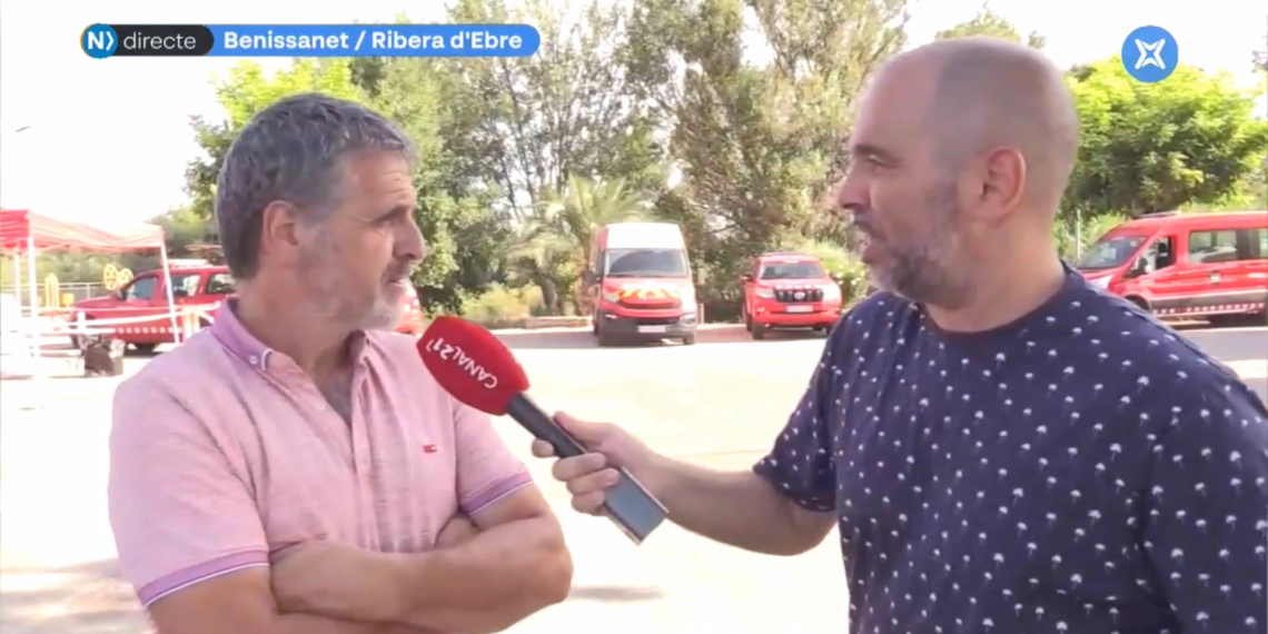 L’alcalde de Benissanet valora els fets del jove desaparegut al riu