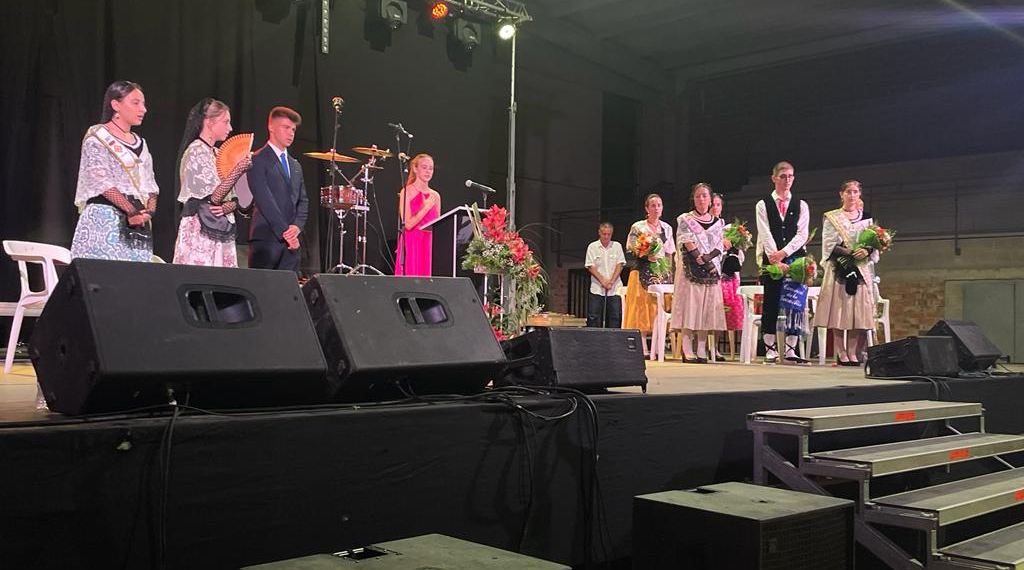 Paula Gázquez i Roger Navarro, representants del pubillatge comarcal de la Terra Alta