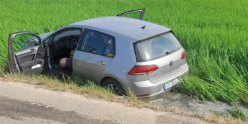 Nou accident a la carretera de la Vergonya, a la Ràpita