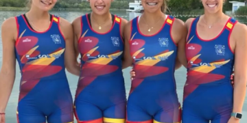 Aina Cid, Núria Puig i Marifer València, del Club Nàutic Amposta, a l’Europeu absolut de Munich