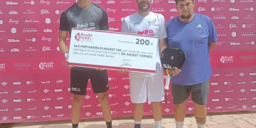 Carlos Bellés i Joel Climent guanyen la primera categoria del torneig de l’Audi de l’AG Pàdel Ulldecona
