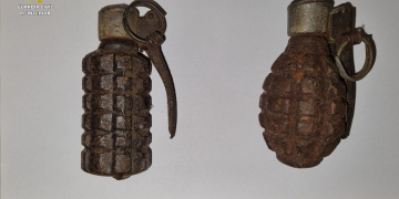 Els TEDAX de la Guàrdia Civil desactiven dues granades de mà de la Guerra Civil a Gandesa