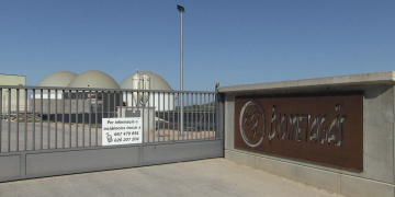 Construeixen el ramal de la planta de Biometagàs de la Galera