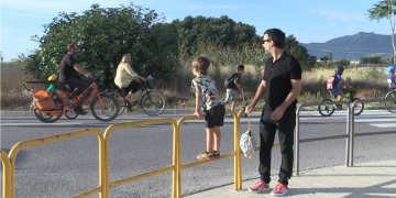 El ‘Bicibús’, un línia de transport sostenible i familiar fins a l’Escola Consol Ferré d’Amposta