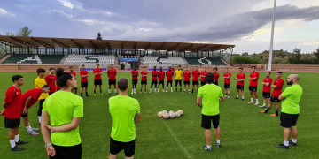 El FC Ascó es presenta davant l’afició jugant contra l’Alpicat