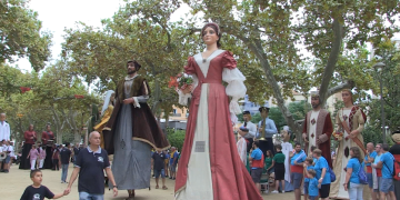 Gegants d’arreu de Catalunya participen a la trobada de Tortosa