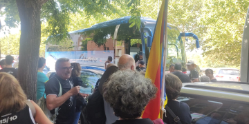 Dos autobusos es desplacen a Barcelona per la manifestació de l’Onze de Setembre