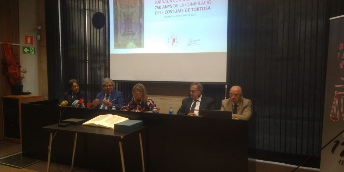 Tret de sortida de l’any commemoratiu dels Costums de Tortosa