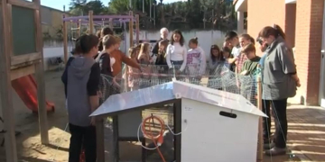 L’escola de Miravet aprén amb el 5G a través de l’Internet de les Coses