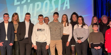 El tirador Ivan Borodin, de la Sala Esgrima Amposta, guanya el Premi Esports Amposta 2022