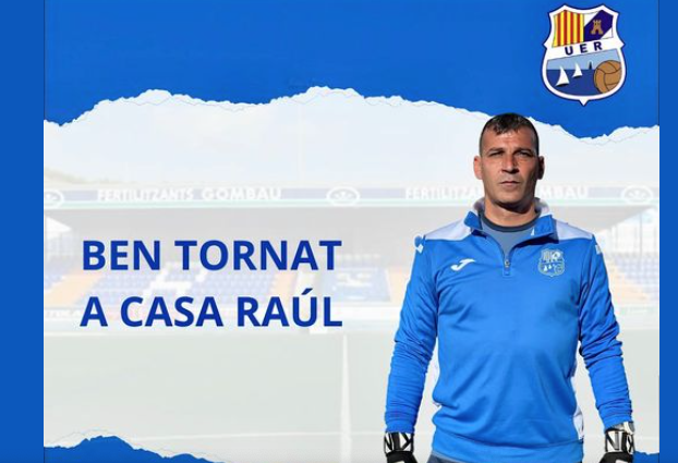 Raúl Jiménez és el nou entrenador de porters de la Rapitenca i formarà part del cos tècnic del primer equip