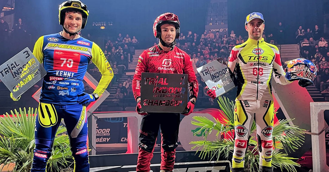 Adam Raga, segon a la segona jornada del Trial Indoor de Chambéry