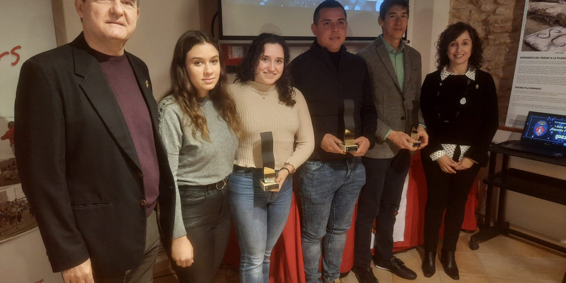 Xavier Ortín, Mireia Arasa, Laura Lange i el CF Santa Bàrbara, premiats a la I Gala del Mèrit Esportiu Planer