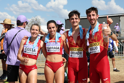 El relleu mixte d’Espanya, amb Àdam Maijó, onzè al Mundial de Cross d’Austràlia