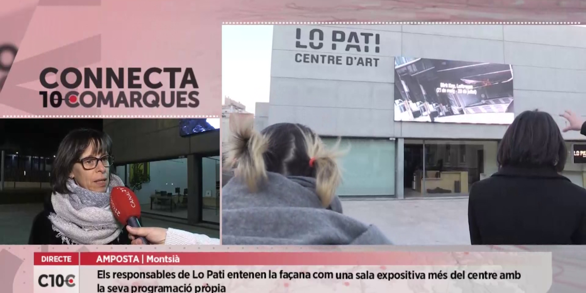 “La façana de Lo Pati” la innovadora nova sala expositiva del Centre d’Art ampostí