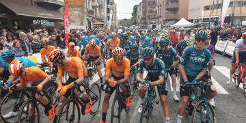 L’espectacle de la Volta a Catalunya, al centre de Tortosa