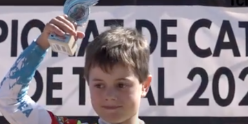 Aleix Alcon, del Moto Club Tortosa, s’imposa a la categoria aleví del Trial de Nens dels Alfacs