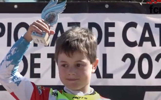 Aleix Alcon, del Moto Club Tortosa, s’imposa a la categoria aleví del Trial de Nens dels Alfacs