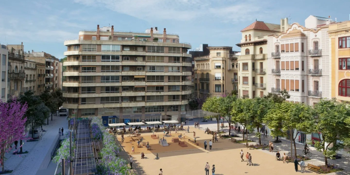 La nova plaça d’Alfons XII serà d’un sol nivell i canviarà l’accés a l’aparcament