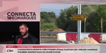 Els primers quilòmetres de la nova N-238 ja són transitables entre l’entrada d’Alcanar i l’enllaç de l’AP-7