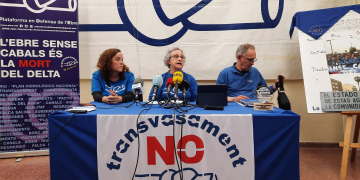 La PDE recorre el pla de conca de l’Ebre al Suprem per poder portar-lo després a Europa