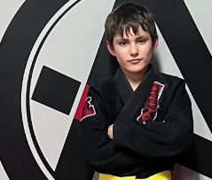 Àlex Alañá Bes, de l’Alañá Team, competeix a l’Open Castella i Lleó de jiu-jitsu brasiler