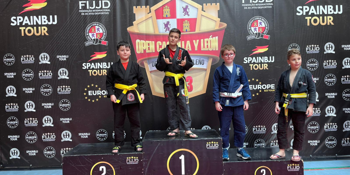 Àlex Alañá, de l’Alañá Team, or a la Copa Castella i Lleó de Jiu Jitsu Brazilian