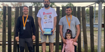 Carlos Cid i Cinta Rodríguez pugen al podi a la competició de tir al plat de Roselló