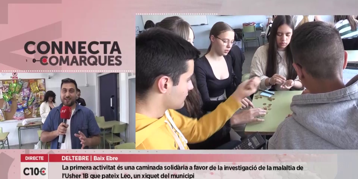 Alumnes de l’institut de Deltebre creen un projecte per a recaptar Fons per a la investigació de la Usher 1B.
