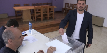 Aubanell (ERC Gandesa) ha votat expressant la voluntat de guanyar