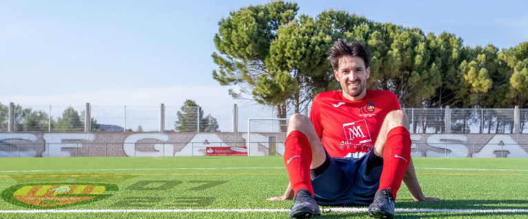 Genís Navarro, capità del CF Gandesa, penja les botes