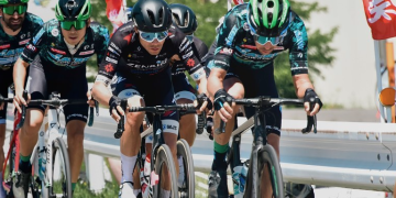 El canareu Benja Prades, a bon nivell al Tour de Japó