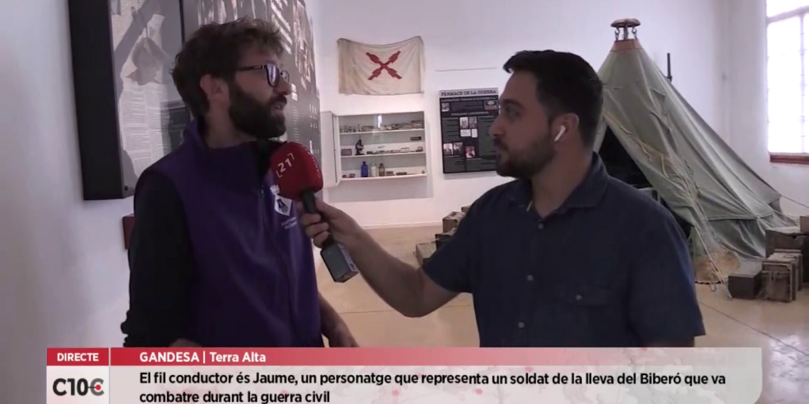 Conèixer la batalla de l’Ebre a través de la vida d’un biberó, una iniciativa interactiva per a atraure els joves